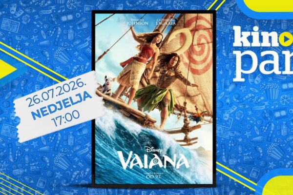 U Kinu Park ovog vikenda pogledajte obiteljski film “Vaiana”