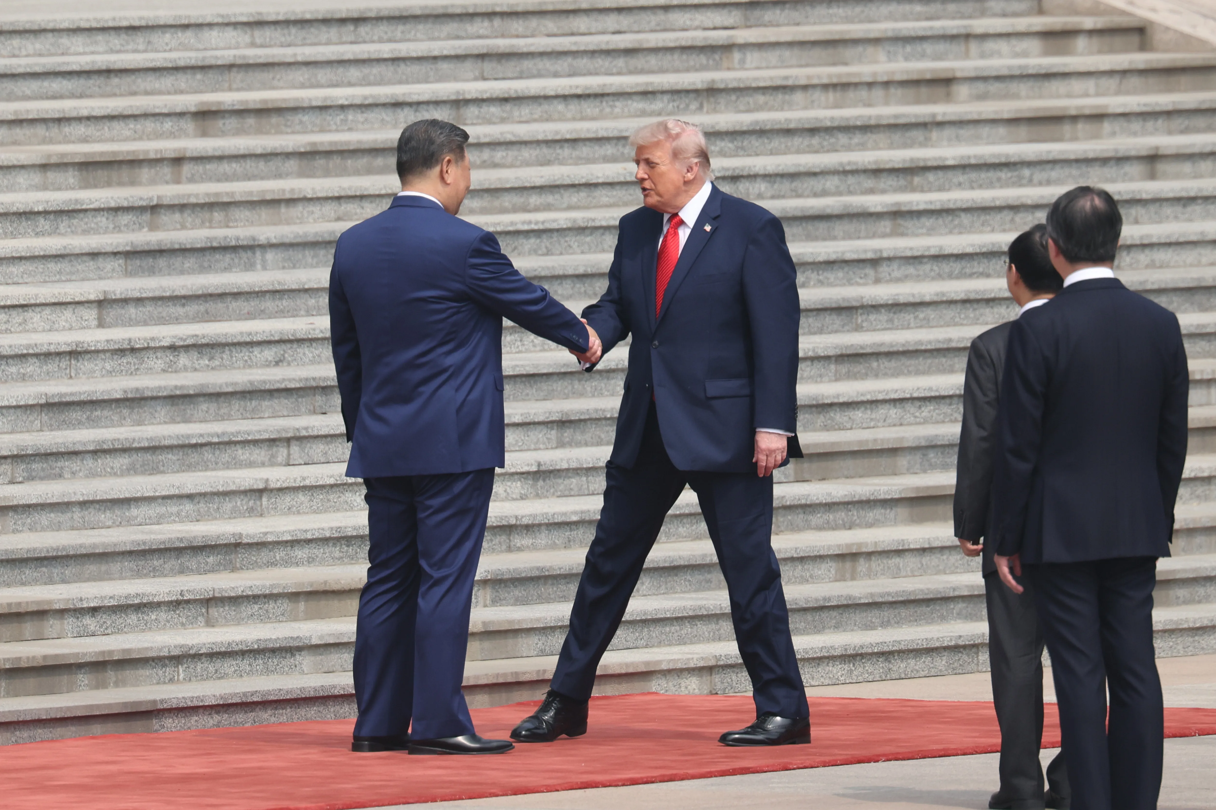 Trump greets Xi in Beijing to kick off historic China summit with grand welcome ceremony