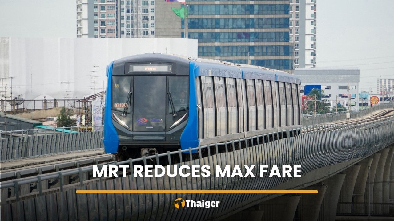MRT Blue Line max fare drops by one baht from July 3