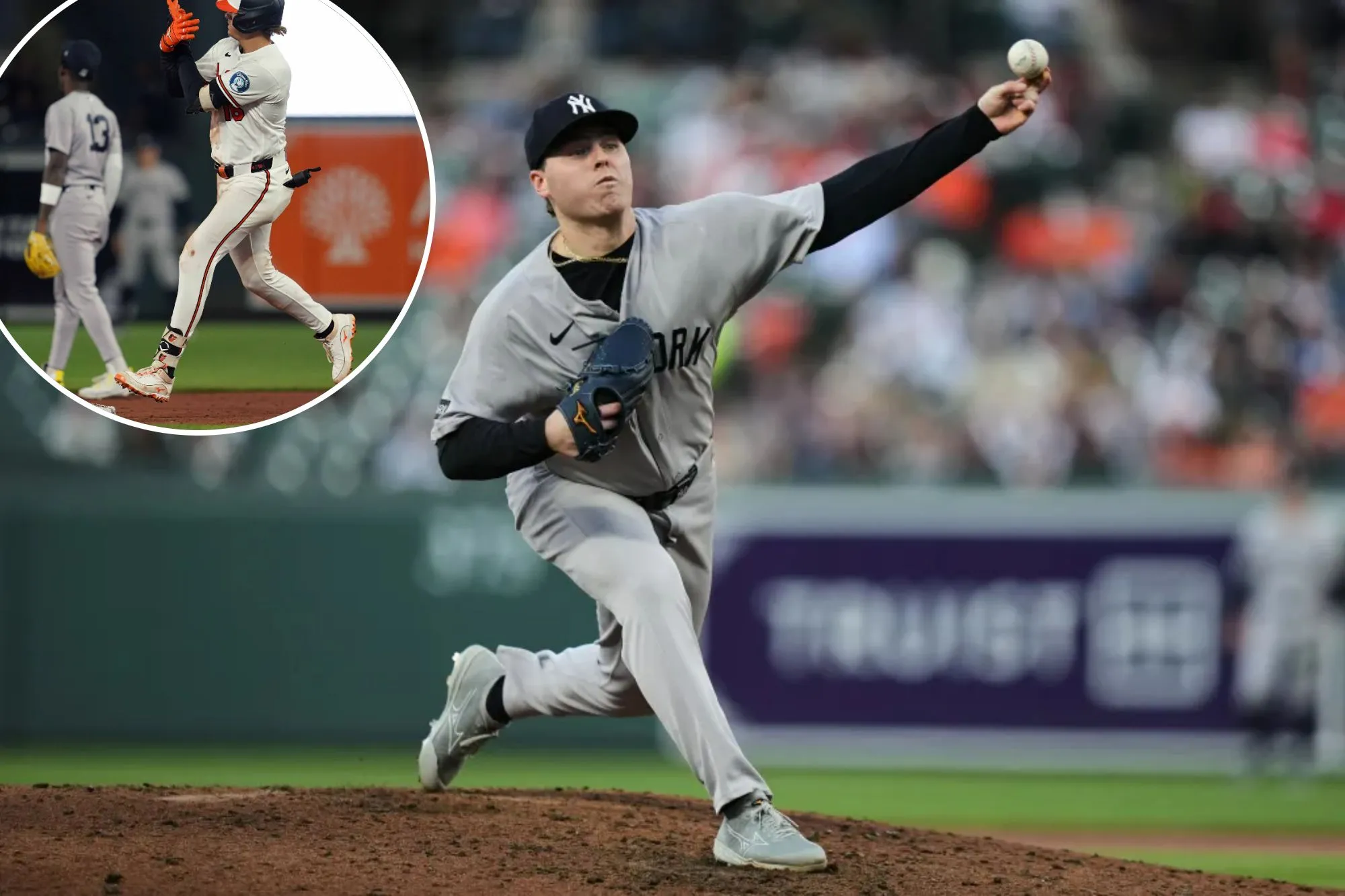 Yankees implode after Ryan Weathers’ no-hit bid ends in crushing loss to Orioles as skid hits four
