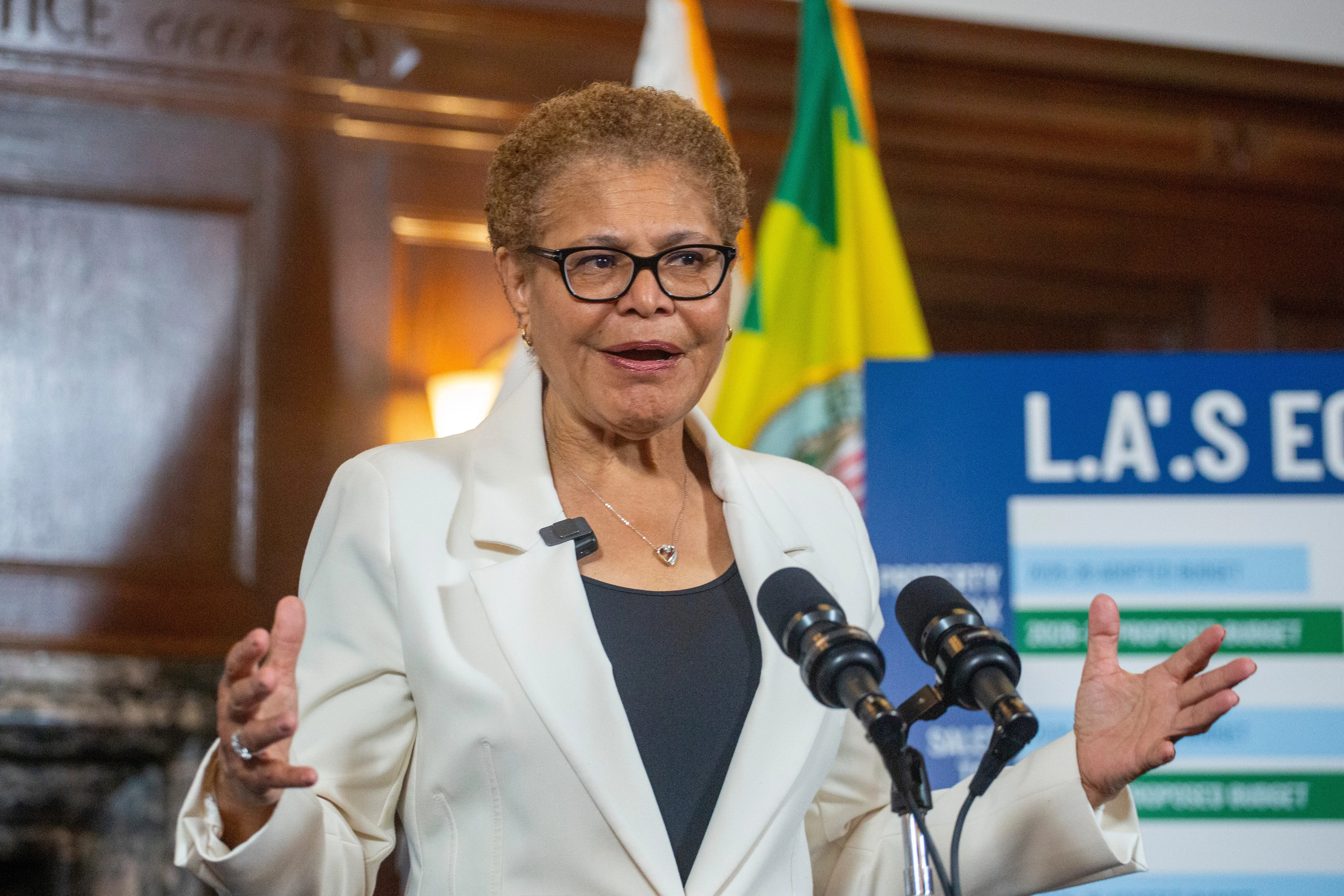 Karen Bass offers a status quo budget — with an ironic surprise