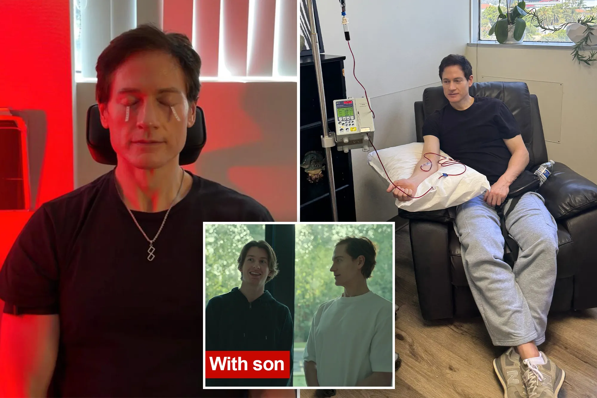 Eccentric biohacker Bryan Johnson who uses his son as a ‘blood boy’ makes unbelievable U-turn