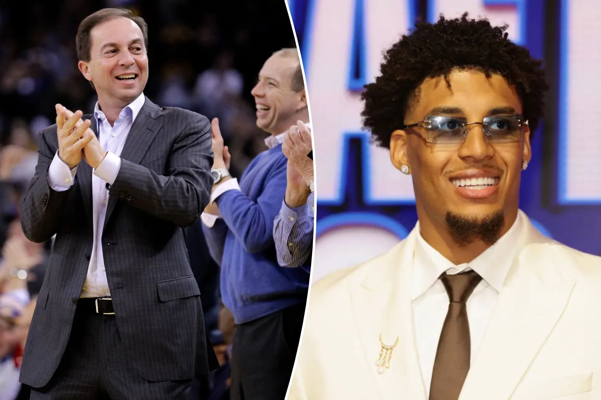 Warriors brass has curious moment before selecting No. 11 draft pick