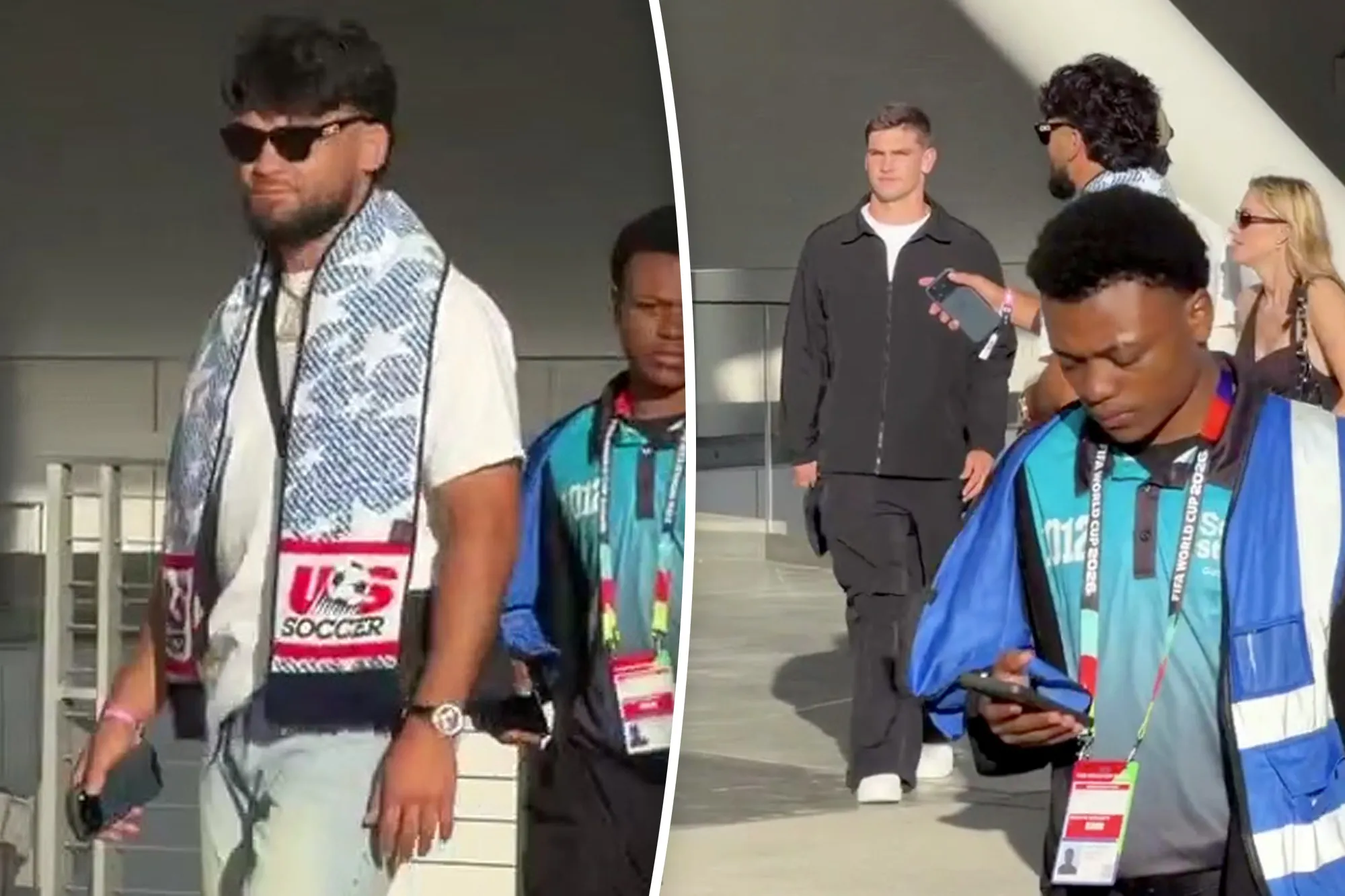 Puka Nacua, Rams rookie Ty Simpson hit USA vs Turkey World Cup game together