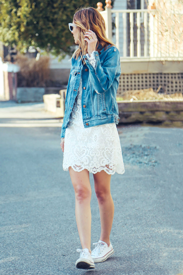 Bijele Converse patike: 20 fantastičnih proljetnih kombinacija