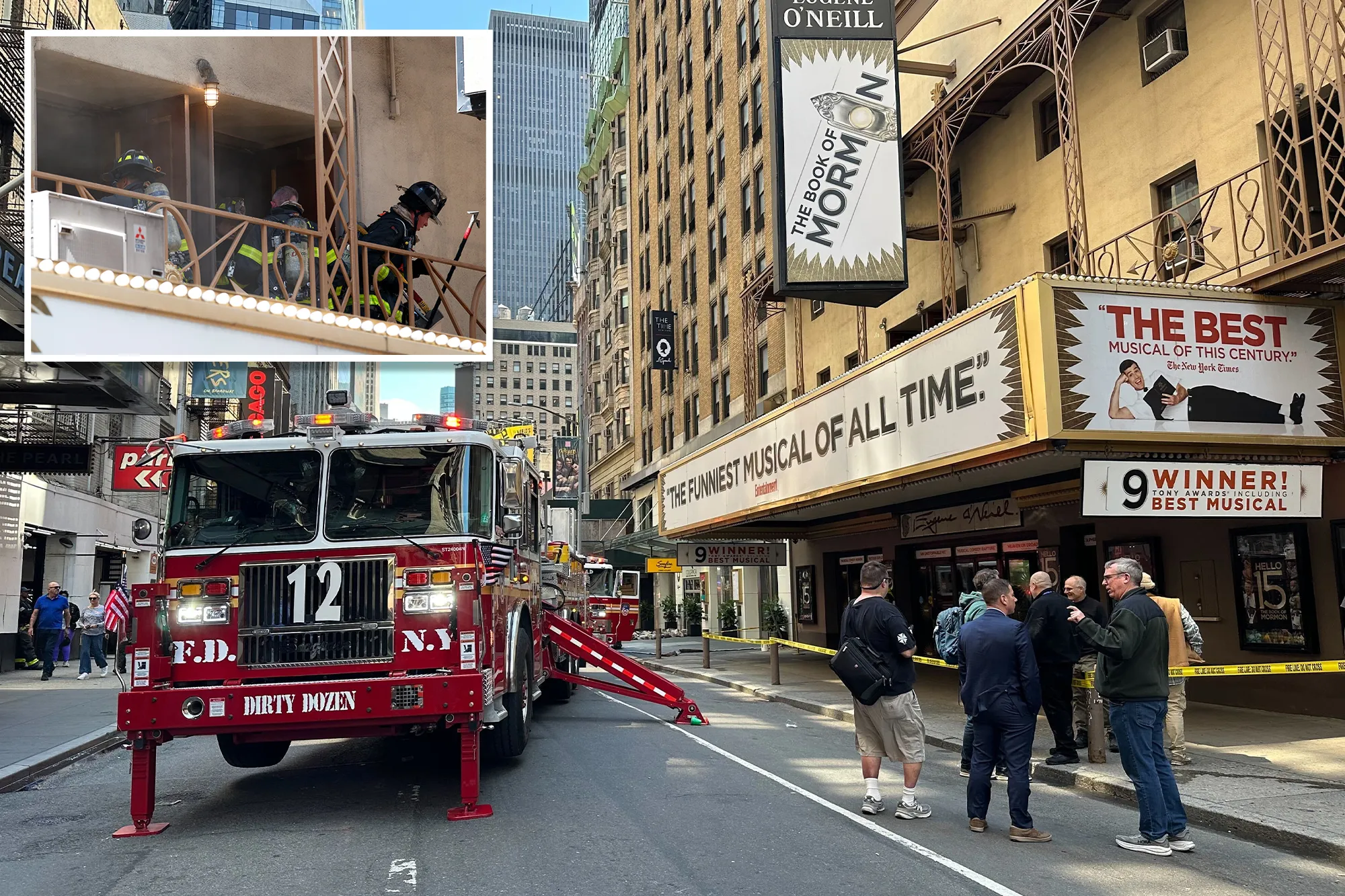 Electrical fire will keep Broadway theater that hosts ‘The Book of Mormon’ closed through May 17