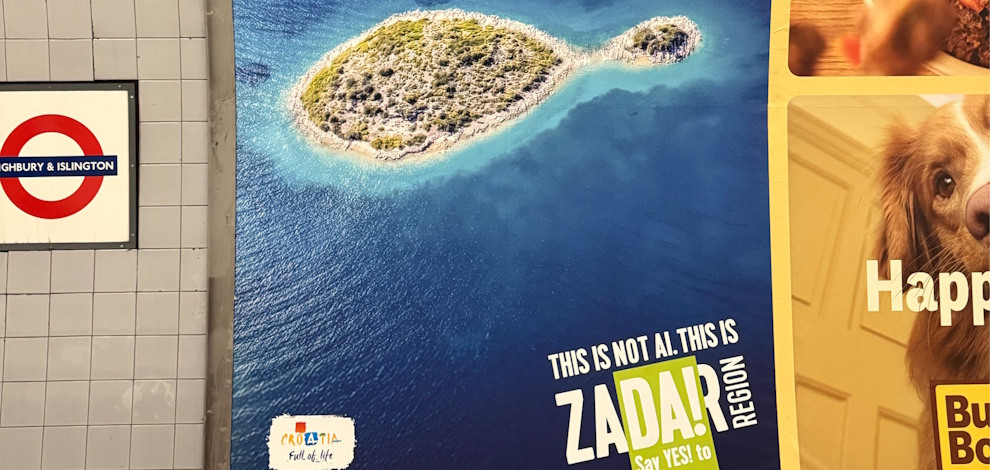 Zadar usred londonskog metroa: 'Morala sam odmah fotografirati'