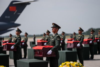 Chinese envoy visits Korean War cemetery in North Korea