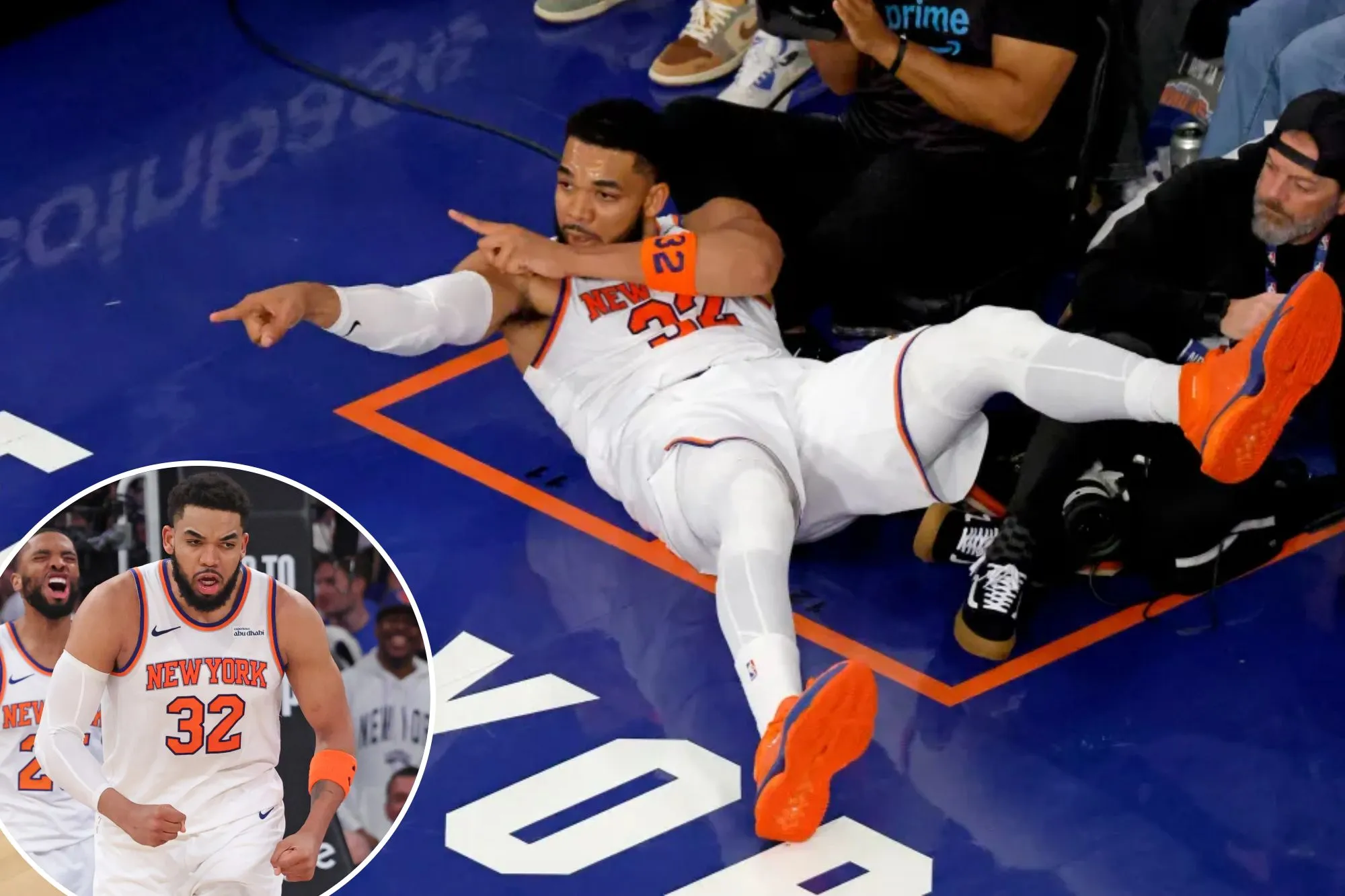 Knicks fans were treated to full KAT experience in all its gory — and glory