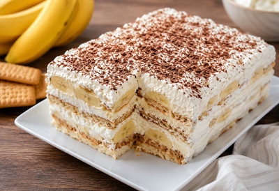 Torta sa bananama i keksom: Ne peče se, gotova je za 10 minuta i uspeva svima