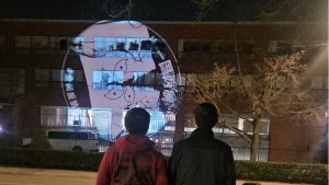 Anti-CCP Projection Protest Hits Toronto, Targets Hong Kong Promises