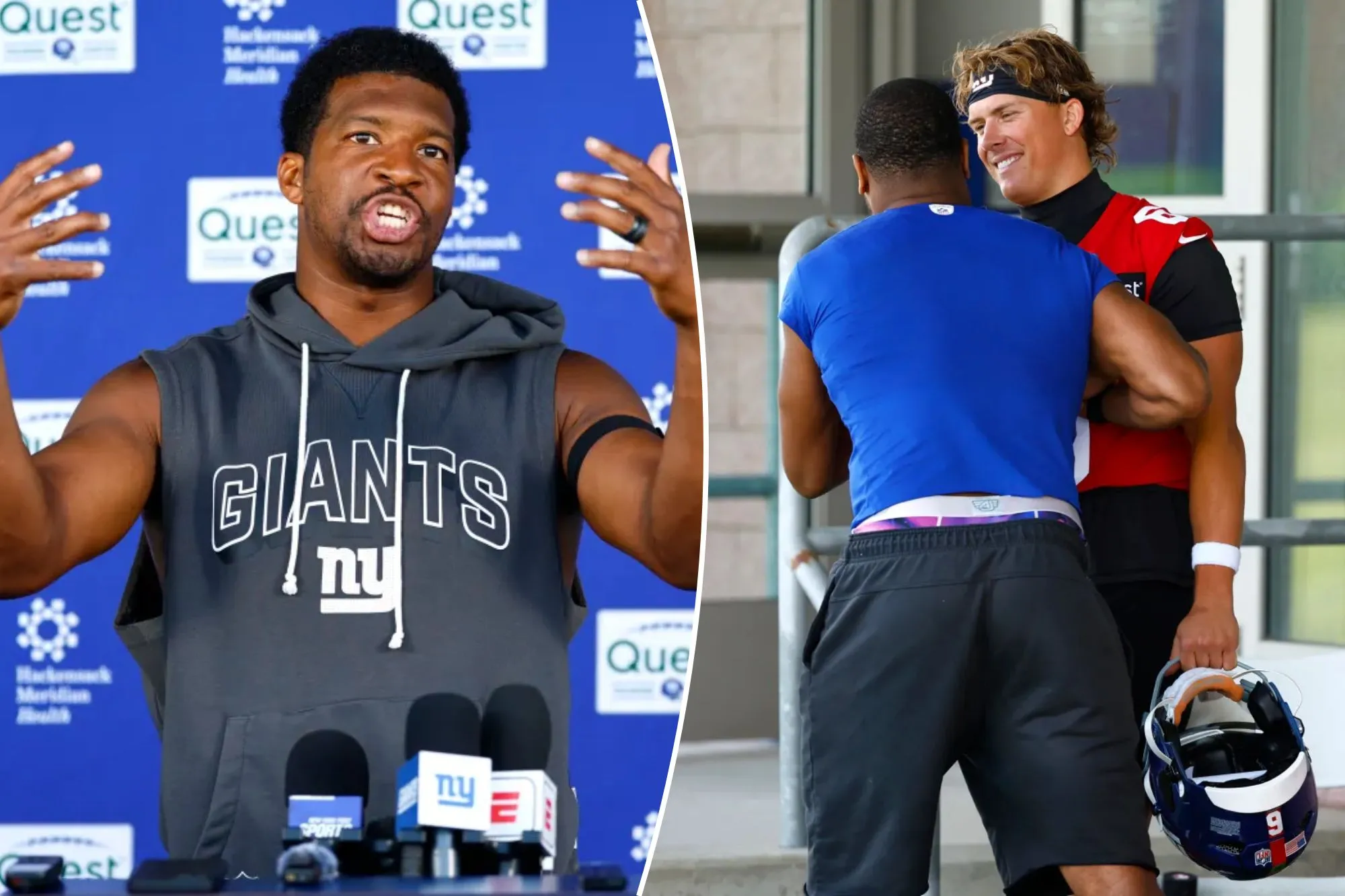 Giants proving team ‘can come together’ after political controversy: Jameis Winston