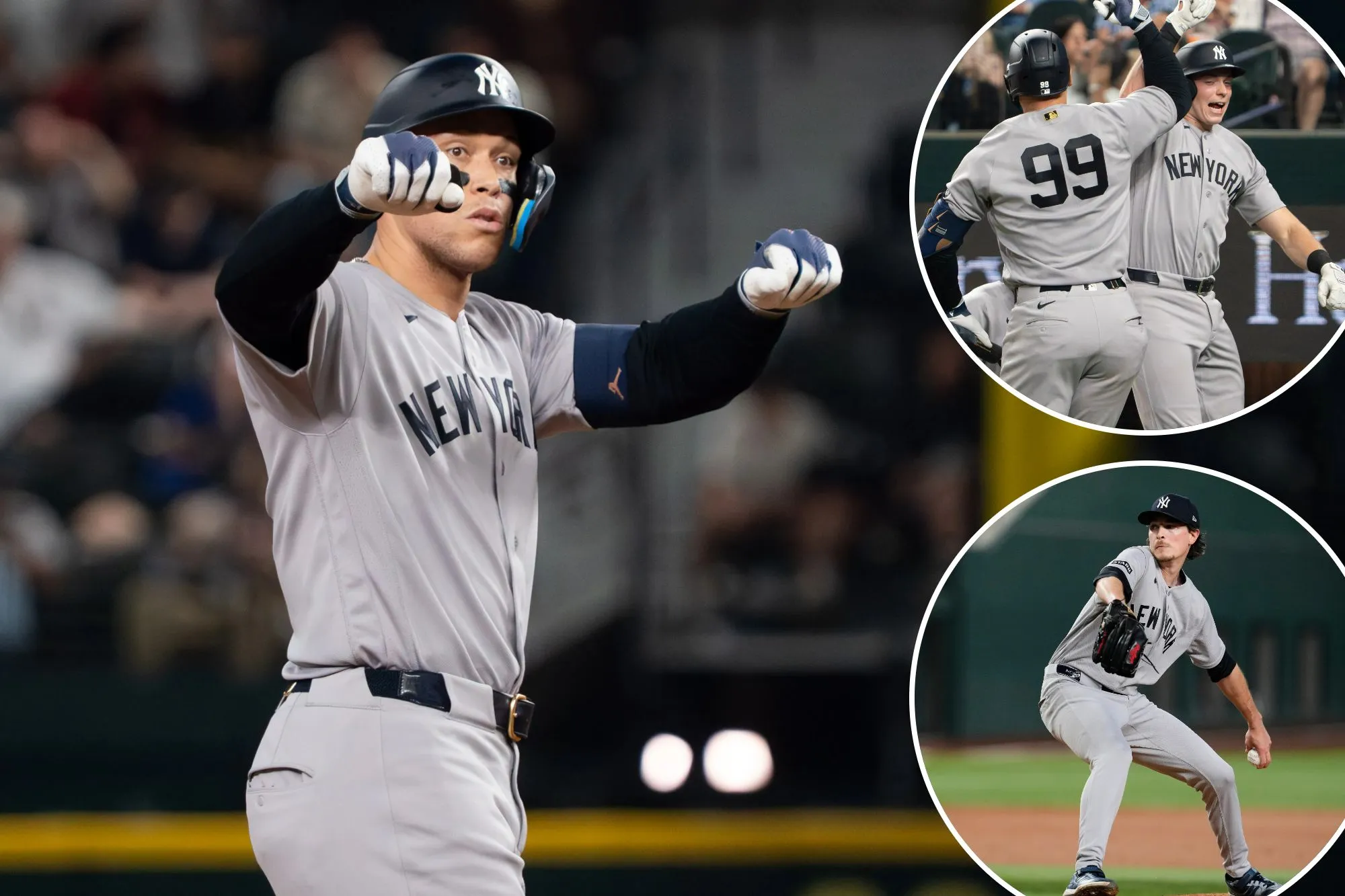 Aaron Judge, Ben Rice join rare company as Yankees keep rolling with win over Rangers
