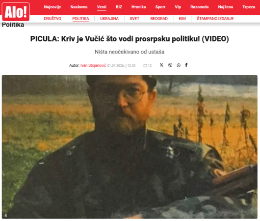 Srpski tabloidi izmijenili su citat Tonina Picule pa navode da je on protiv “prosrpske politike” u Srbiji