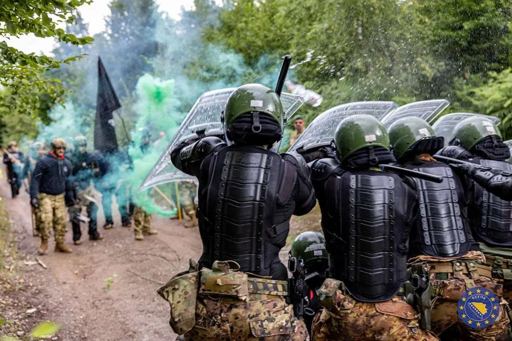 Pripadnici EUFOR-a iz tri zemlje izveli veliku vježbu u BiH