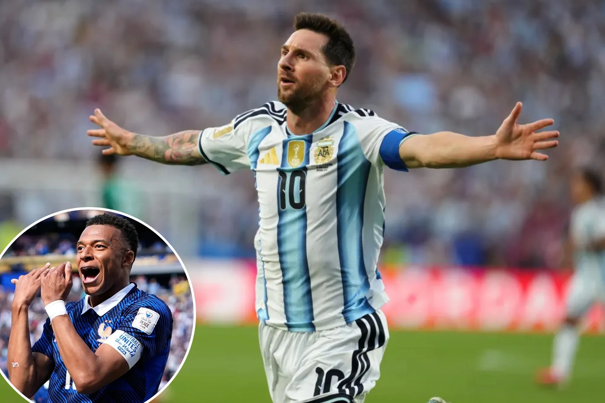 Lionel Messi opens up World Cup with hat trick to answer back Kylian Mbappe — and then some