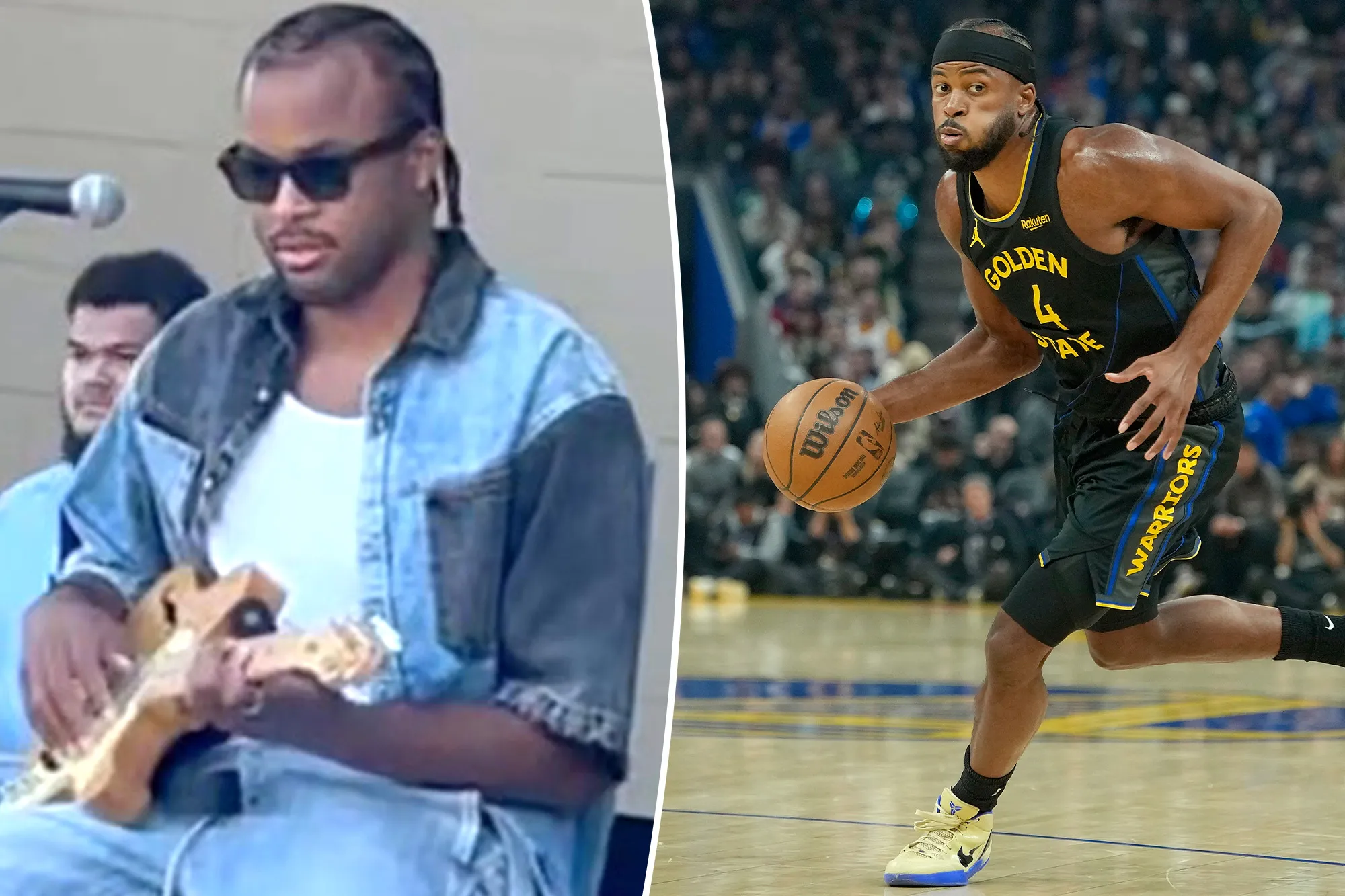 Warriors star shows off hidden talent at Juneteenth celebration