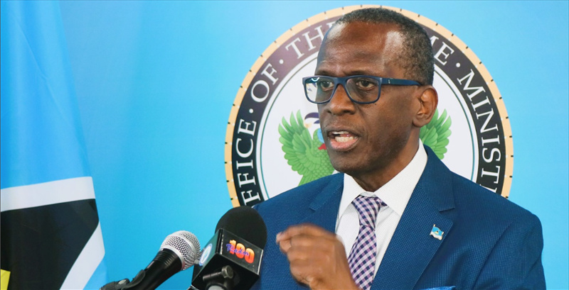 Philip J. Pierre, primer ministro de Santa Lucía.