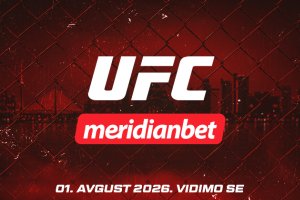 Meridianbet uz UFC Fight Night spektakl u Beogradu - Kruna decenijske podrške MMA-u