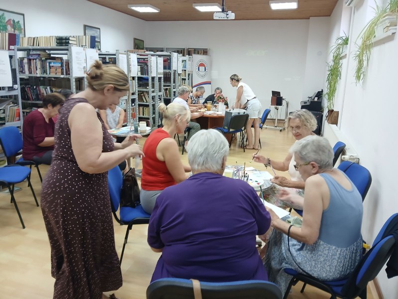 U Borovu održana radionica “Tragovi boja”, šeste faze projekta “Žene sa istoka”