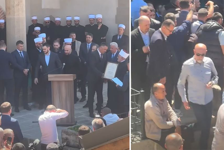 Narod izbojkotovao skup u Altun Alem – Dio funkcionera napustio zbog nepoštovanja mezara rah. Muftije