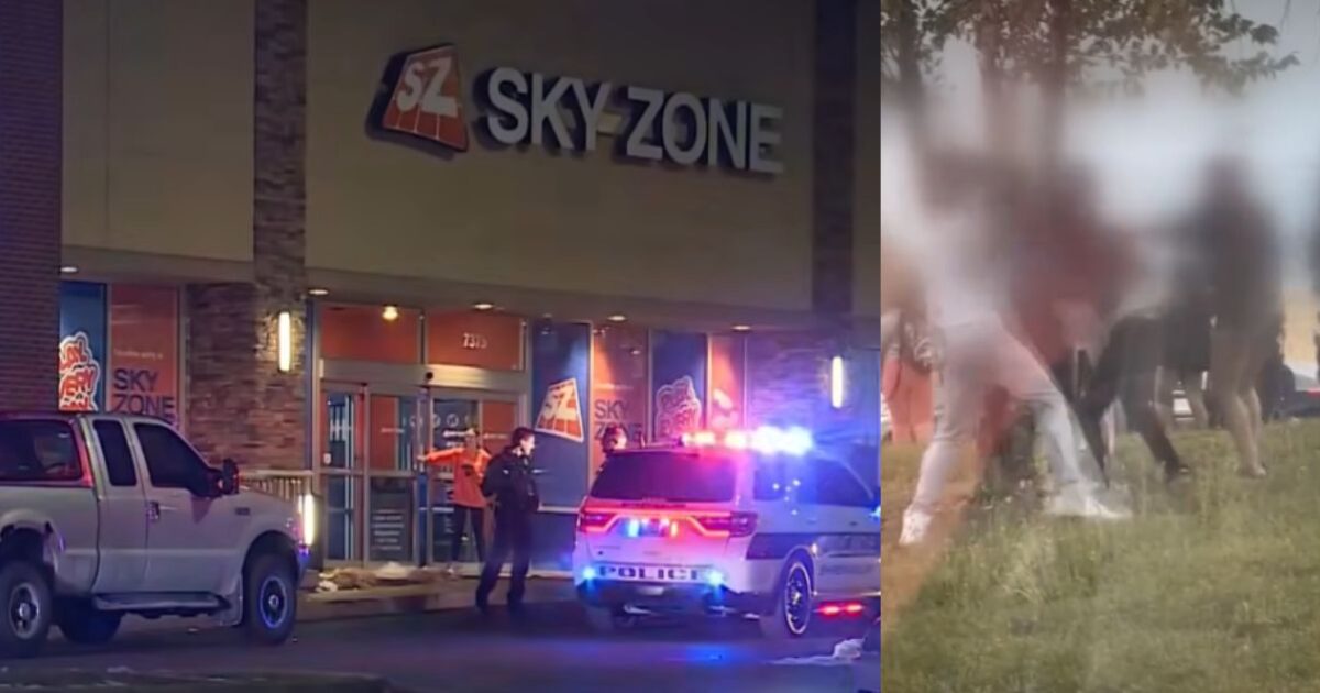 WATCH: Hundreds of Black Kids and Teens Brawl During St. Louis Suburb’s ‘6-7 Event’ at Trampoline Park, Butcher Knife Seized from 12-Year-Old Girl Who Ubered in to Join the Mayhem