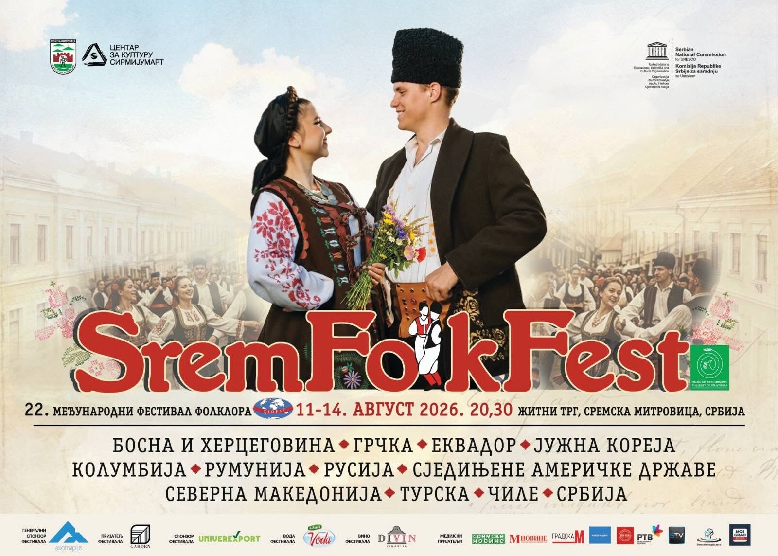 Srem Folk Fest od 11. do 14. avgusta