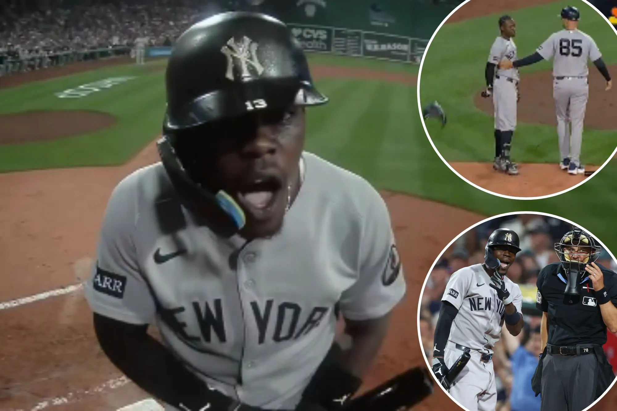 Yankees’ Jazz Chisholm ejected for slamming helmet after arguing call in fiery scene