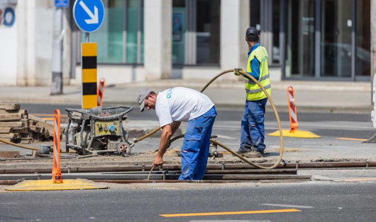 Radovi na raskrižju Vukovarske i Savske, Vukovarska bez tramvaja