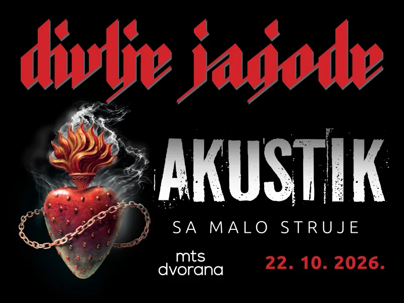 Divlje jagode akustik // mts Dvorana // 22.10.