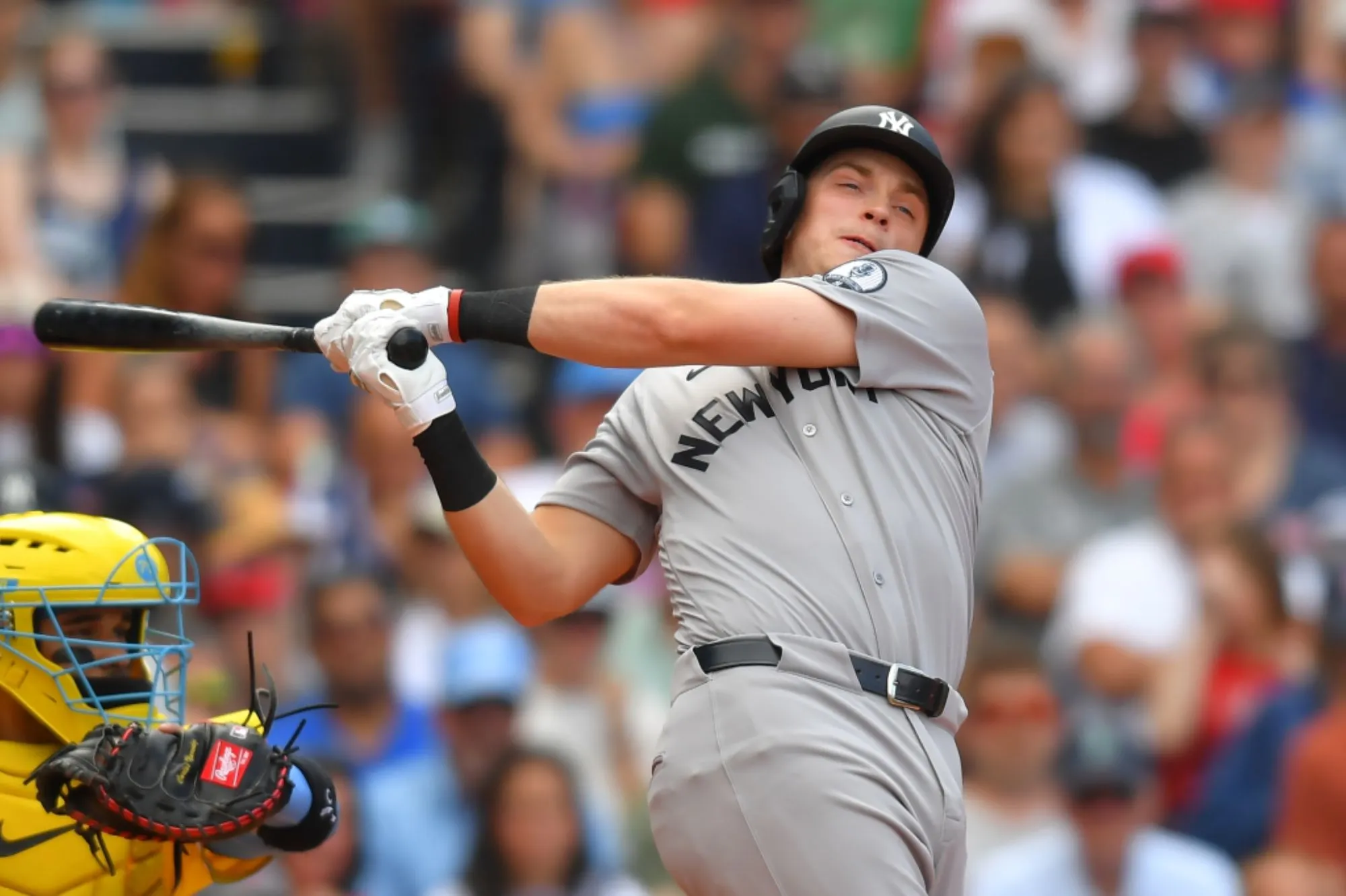 Ben Rice’s ugly stretch hits low point in loss to Red Sox: ‘He’s grinding a little bit’