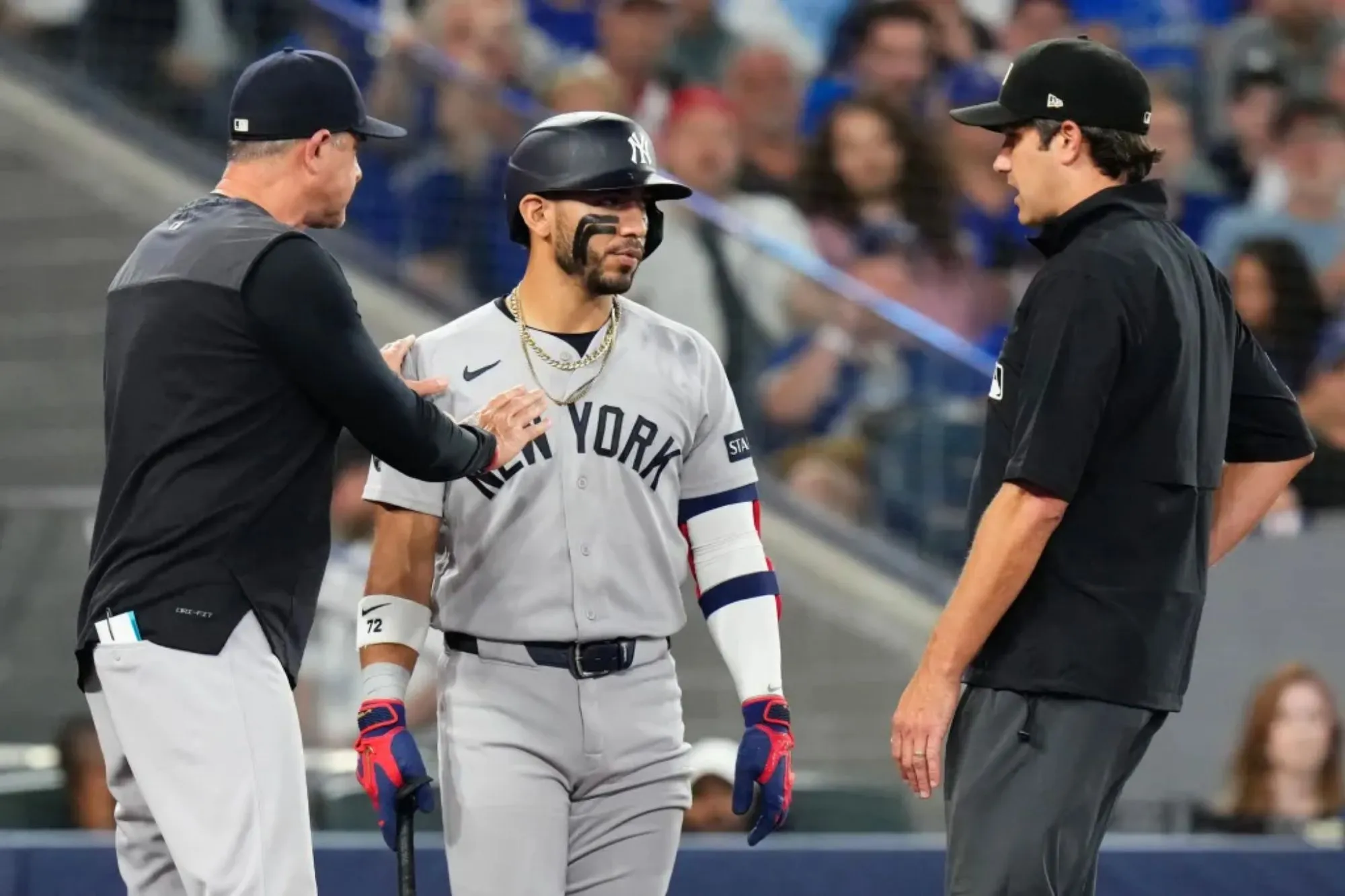 Yankees’ Jose Caballero calls for clarification of pitch clock rules after spicy umpire quibble