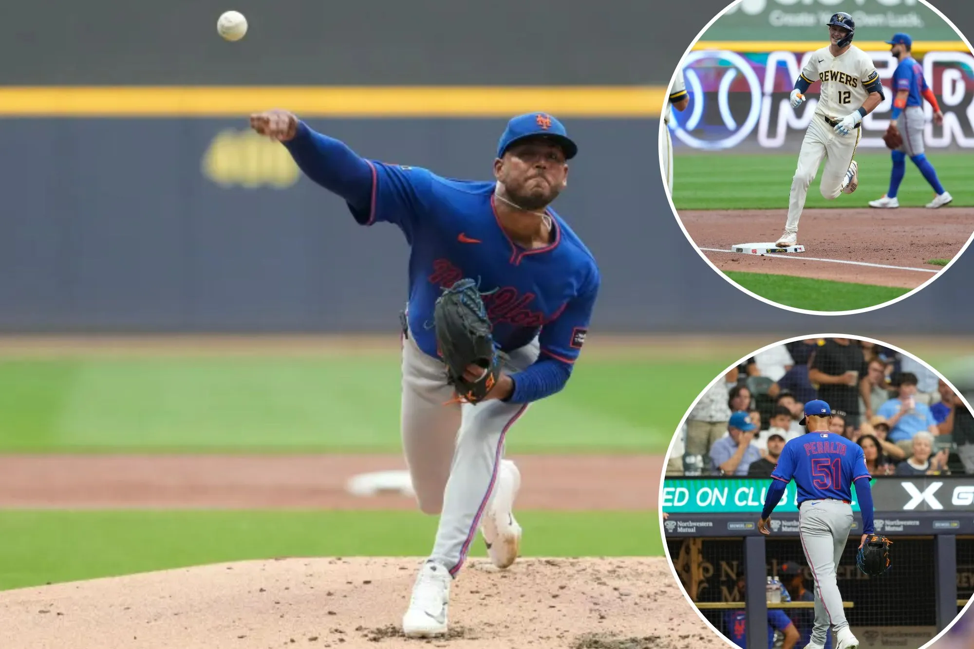 Freddy Peralta’s return to Milwaukee turns into latest nightmare start as Mets fall to Brewers
