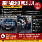 U sred dana, u Ulcinju, na parkingu iza Velike plaže ukraden luksuzni terenac Toyota Land Cruiser
