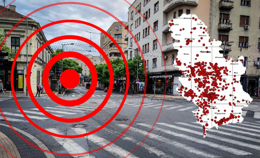 JAK ZEMLJOTRES POGODIO SRBIJU: Dva potresa u roku od 10 minuta
