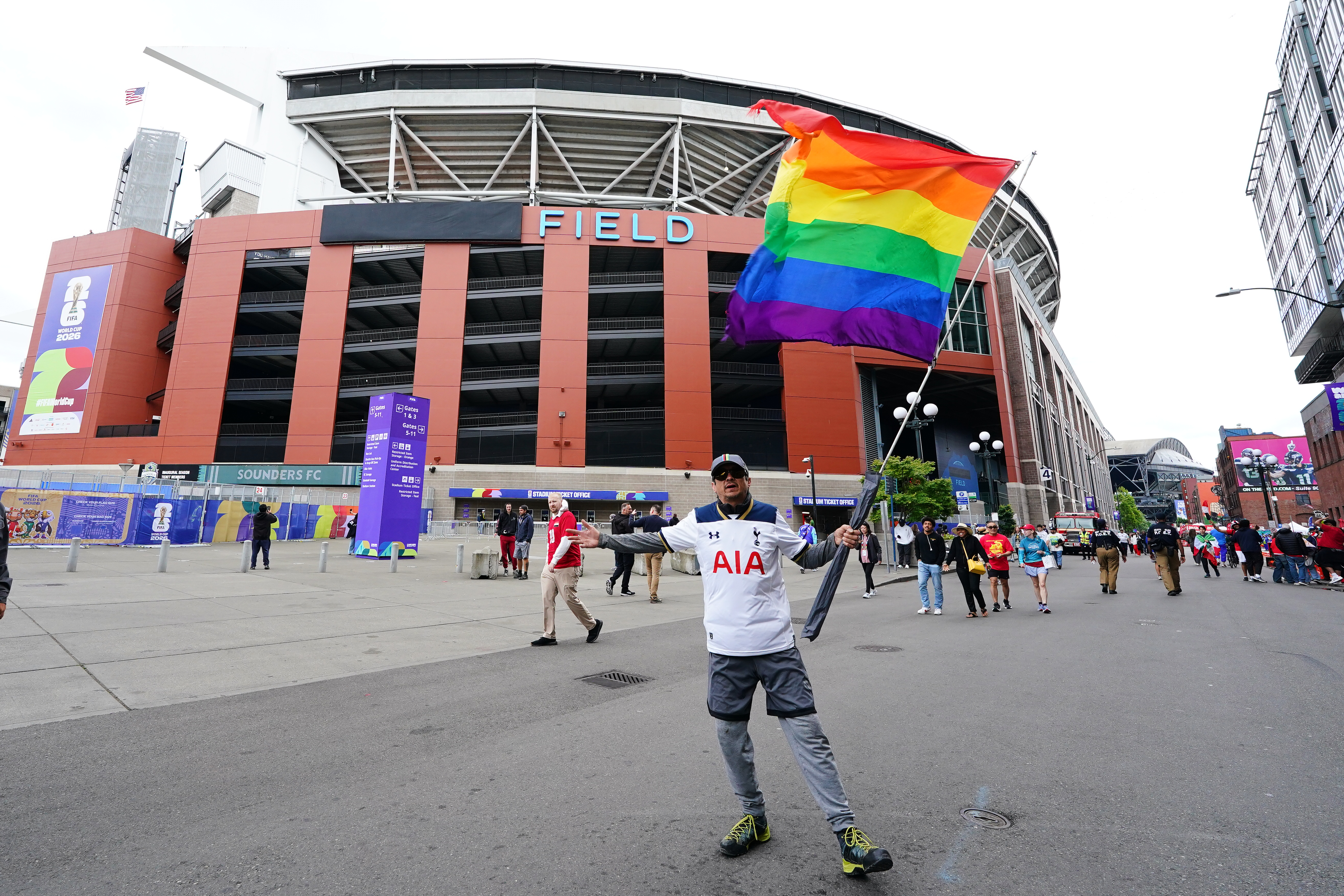 A drag queen, a rainbow festival and a game beyond FIFA's control