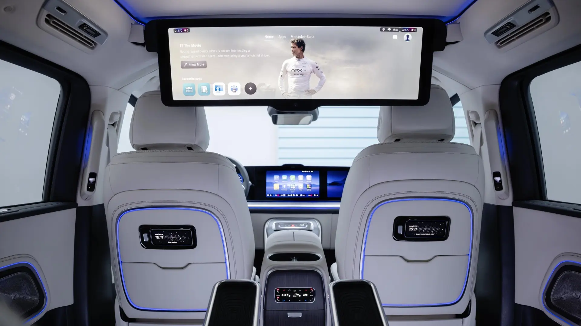  El nuevo Mercedes-Benz VLE: pantalla de cine 8K, 700 km de autonomía y 'Made in Spain' 