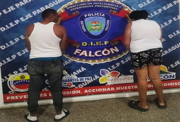 Pareja fue detenida por abusar a dos menores en Falcón