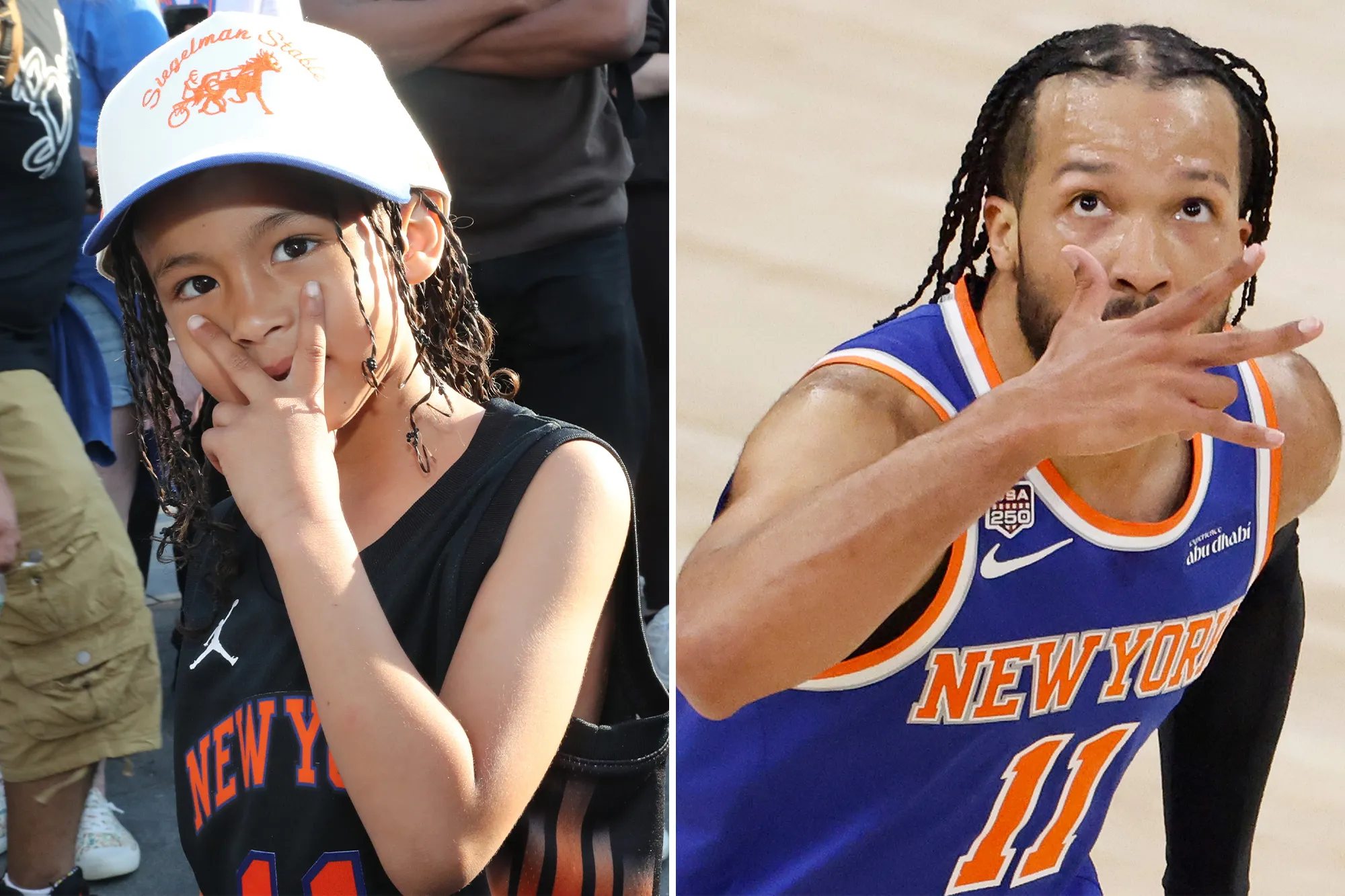 Knicks fan, 5, wins $5K in Jalen Brunson lookalike contest as dozens of dopplegangers gather
