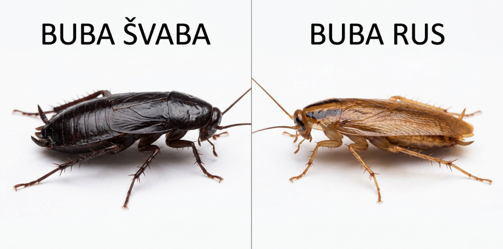 Kako prepoznati buba ruse i bubašvabe pre nego što problem postane ozbiljan