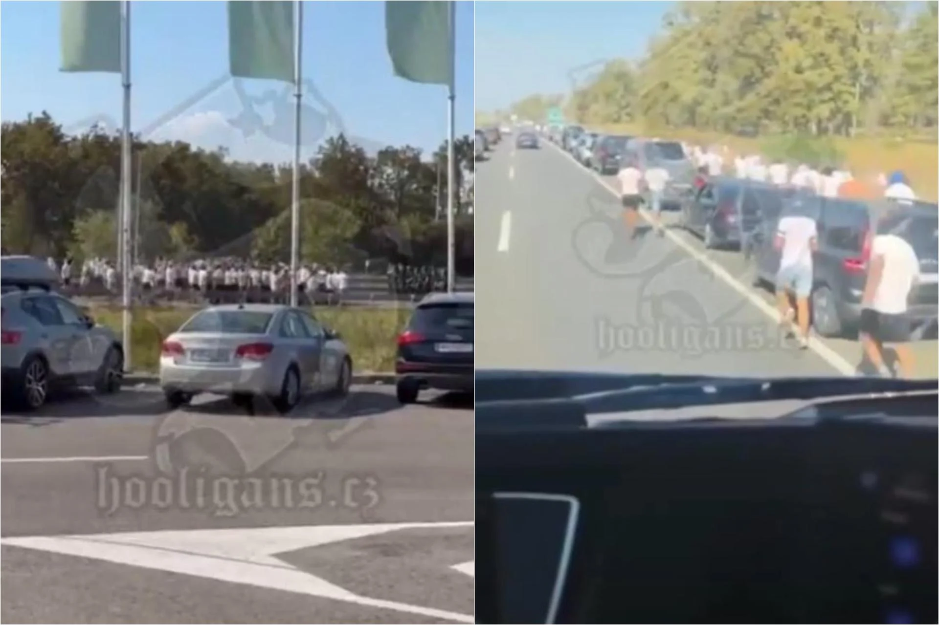 VIDEO Objavljene snimke: oko 150 pripadnika Torcide krenulo u obračun s Armadom, dočekala ih interventna policija