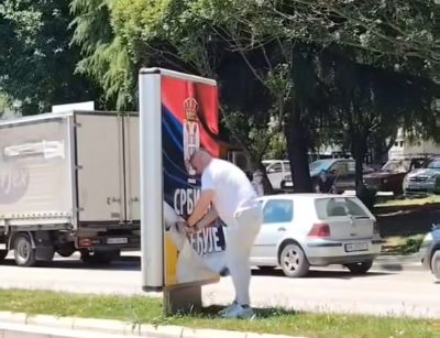 Monarhisti prete blokadom Komrada zbog rušenja spomenika