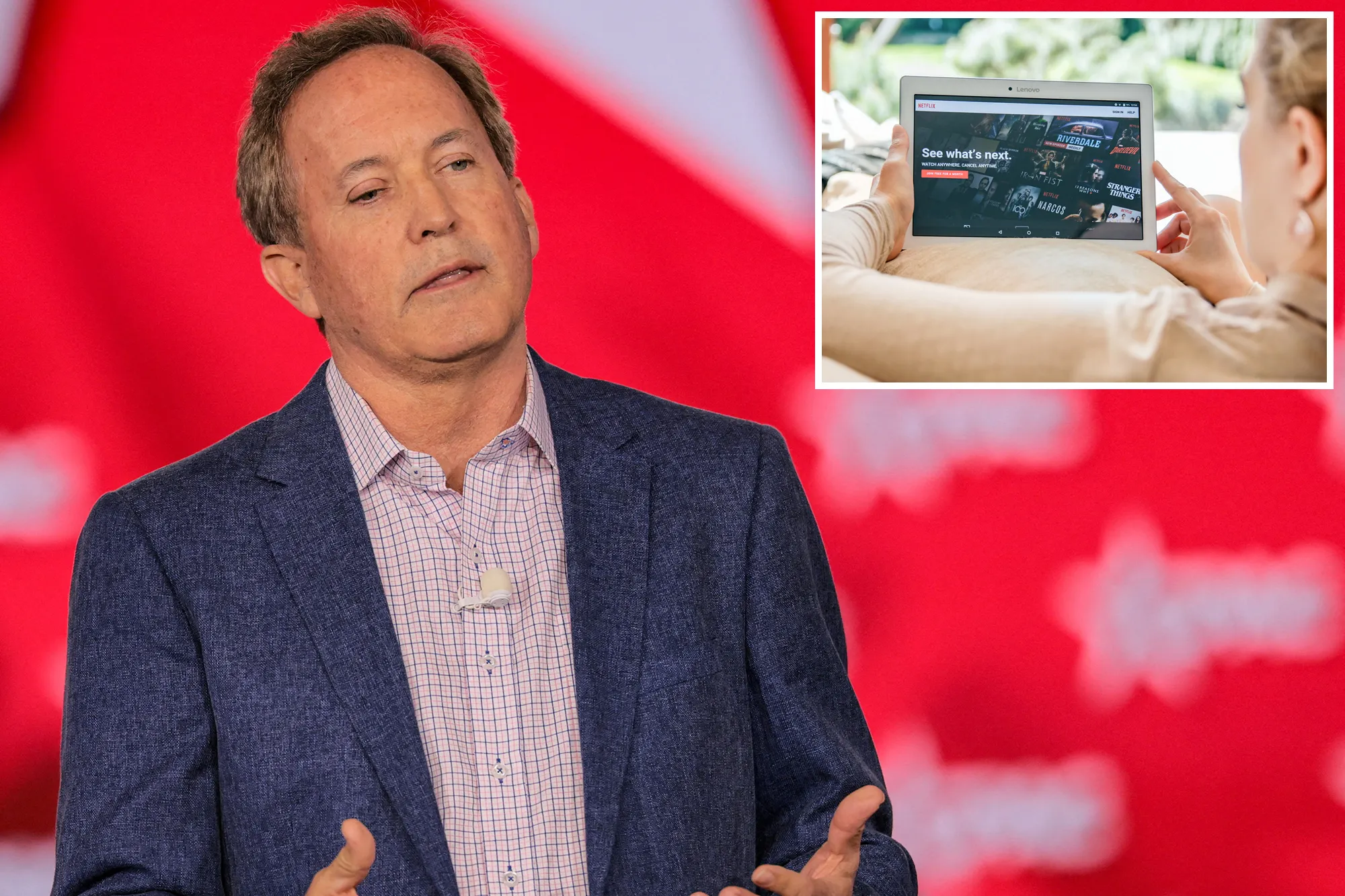 Netflix is spying on children and selling user data, Texas AG Ken Paxton alleges in lawsuit
