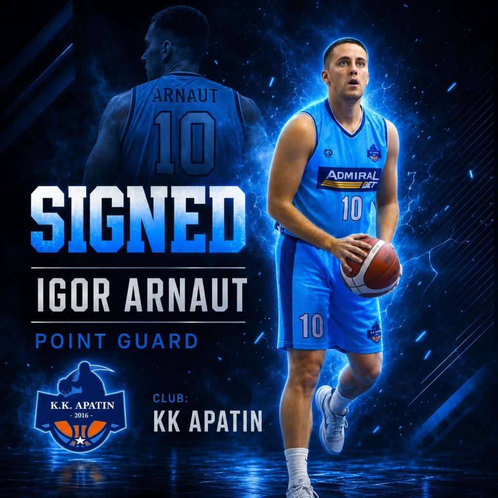 KK “APATIN” SE POJAČAVA! ARNAUT OSTAJE, STIGLI CVETKOVIĆ I VELIČKOVIĆ