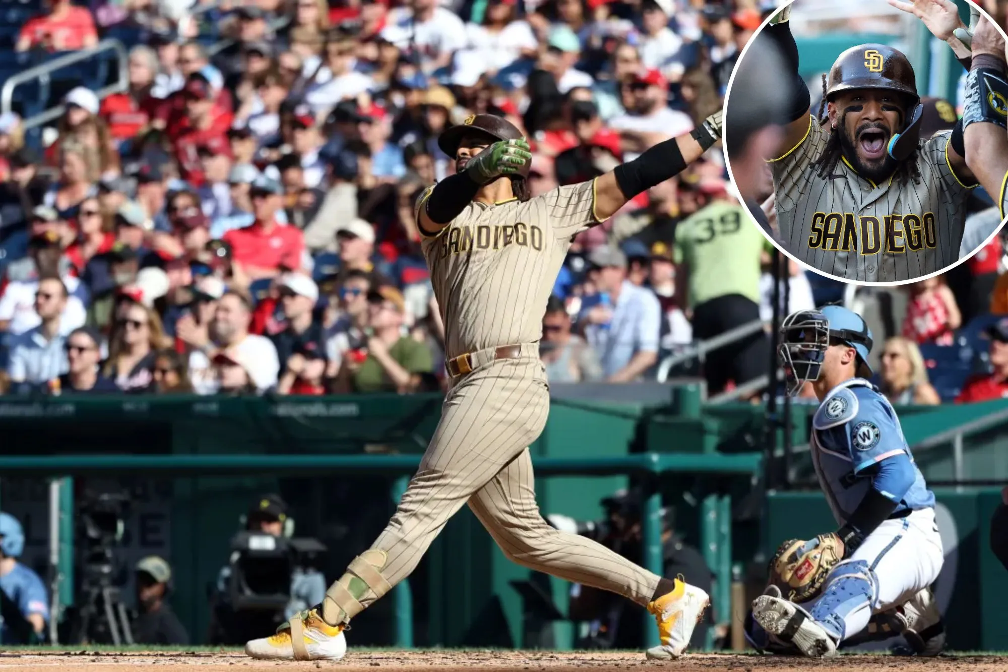 Padres’ Fernando Tatis Jr. snaps home run drought that dates back to last season: ‘About f–king time’