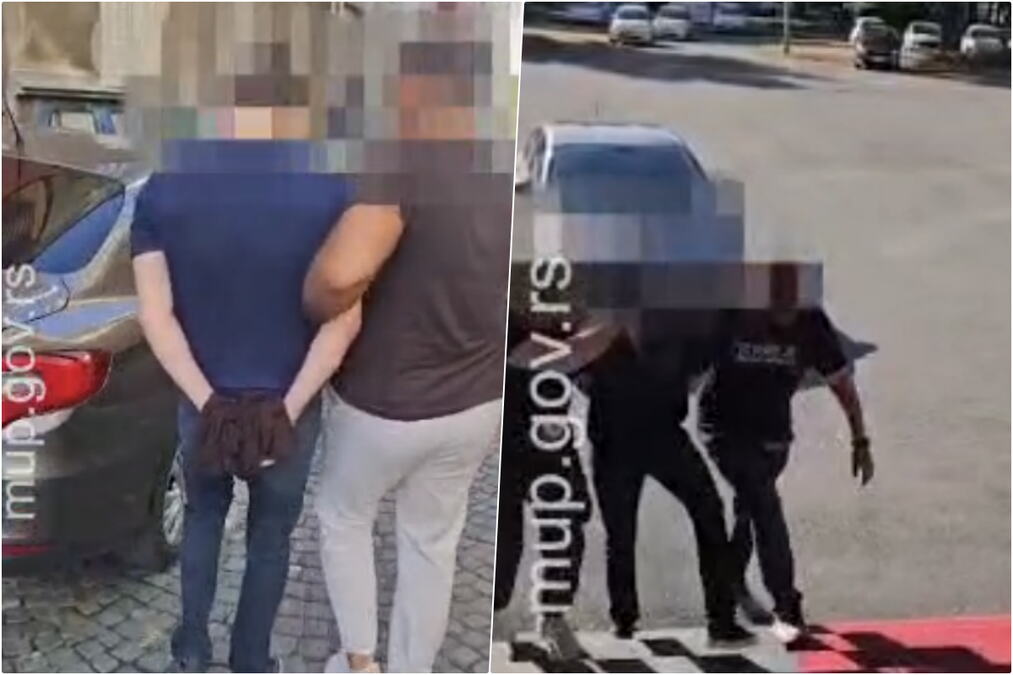 UHAPŠEN PRIPADNIK VRAČARSKOG KLANA! Motorom preprečio čoveku put, napao ga pištoljem, pa svojom krvlju ispisao "VR" - pogledajte kako je priveden (VIDEO)