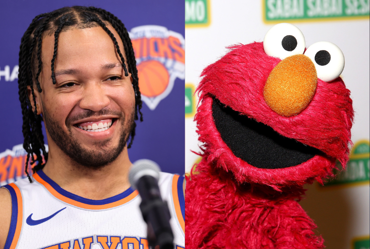 Jalen Brunson Ends Feud With Elmo at New York Knicks NBA Championship Parade
