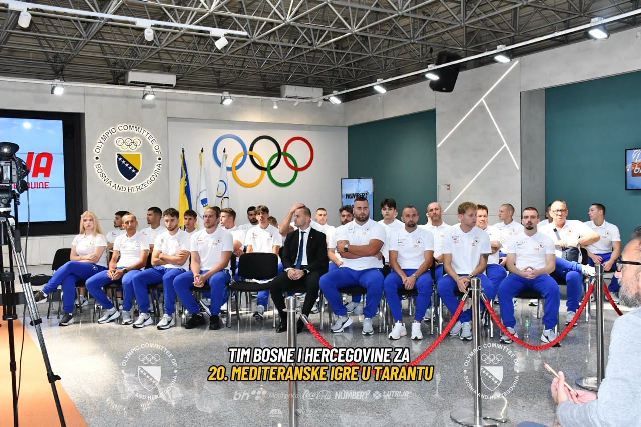 Bh. tim spreman za Mediteranske igre u Tarantu: 76 sportista u 15 sportova