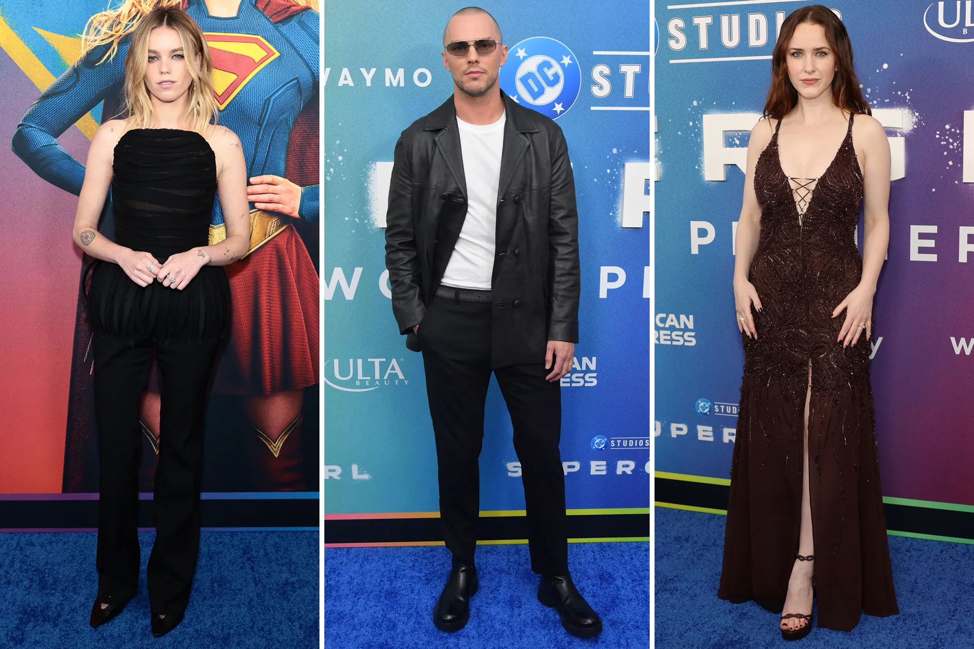  ‘Supergirl’ NY premiere red carpet: Milly Alcock, Nicholas Hoult, Rachel Brosnahan and more