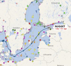 Tankern som försvann vid Tallinn